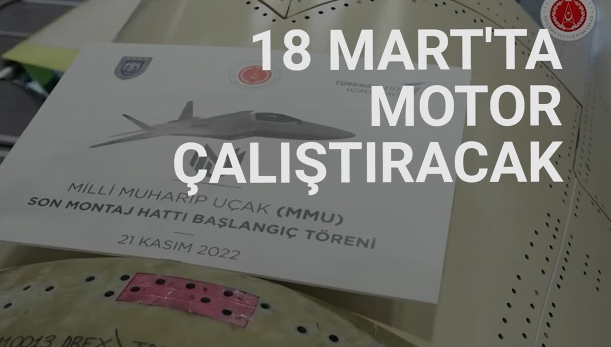Milli Muharip Uçak'tan ilk görüntü Milli Muharip Uçak'tan ilk görüntü