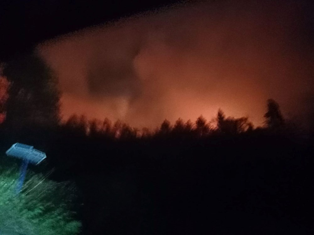 Trabzon'un birçok noktasında orman yangını - 4