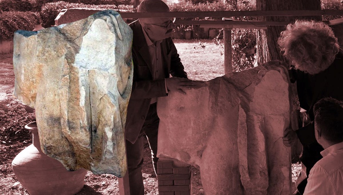 İzmir'de heyecan yaratan buluş: Belden üstü yok, tam bin 800 yıllık