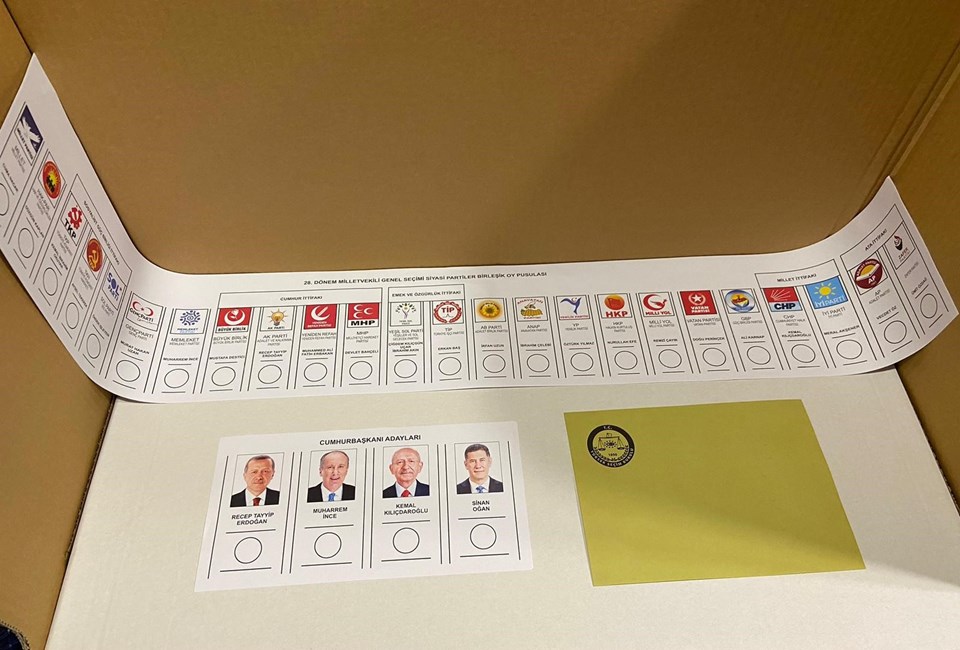 YSK, 14 Mayıs seçimlerinin oy pusulalarını tanıttı - 1