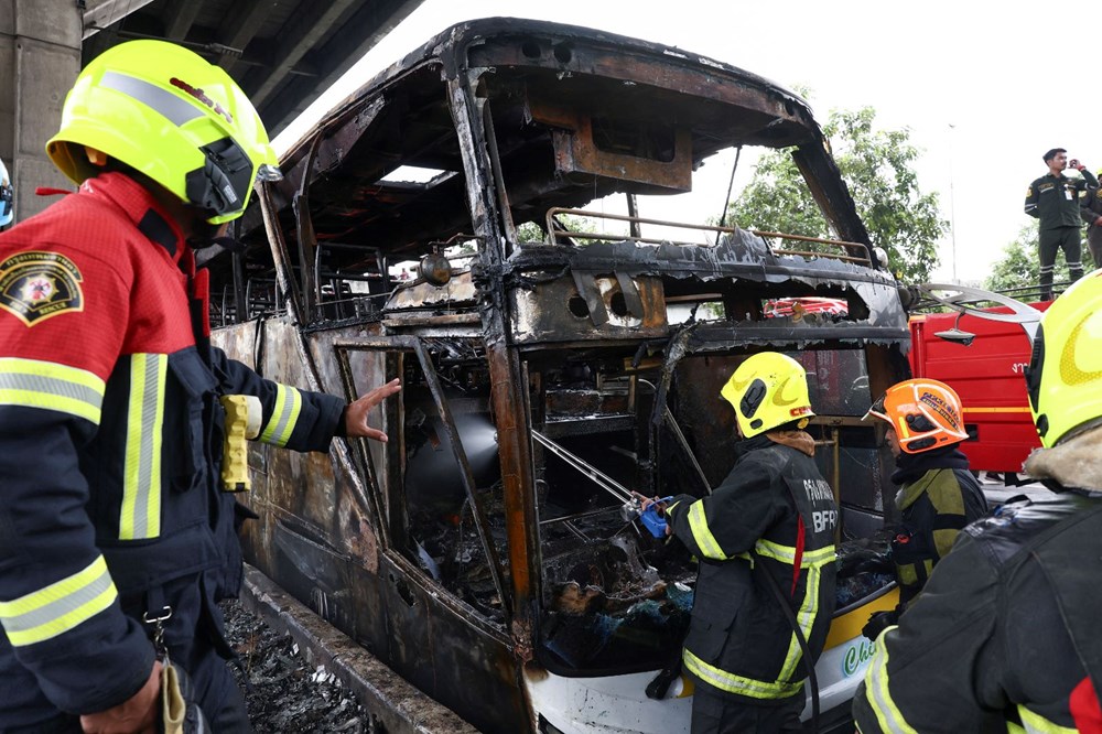 Tayland’da okul servisi yandı: 16 çocuk öldü - 4