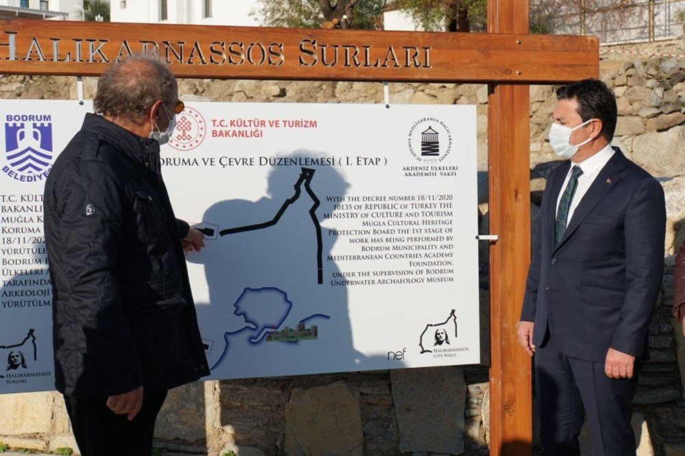 Bodrum'da 2400 yıllık tarihi Halikarnassos Surları gün yüzüne çıkıyor - 9