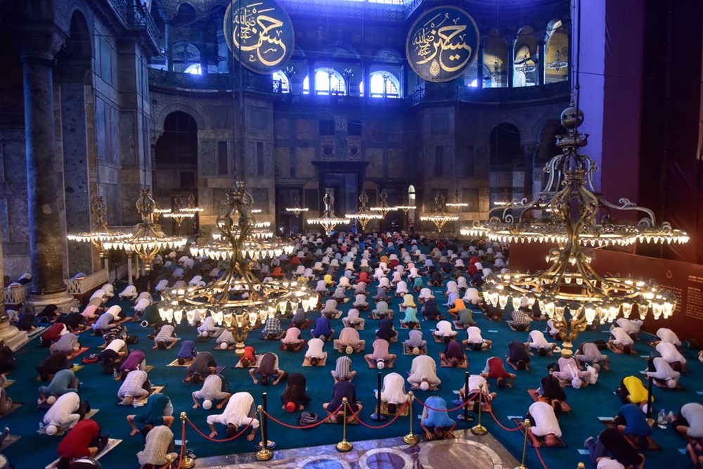 Ayasofya-i Kebir Cami-i Şerifi'nde 86 yıl sonra ilk bayram namazı - 6