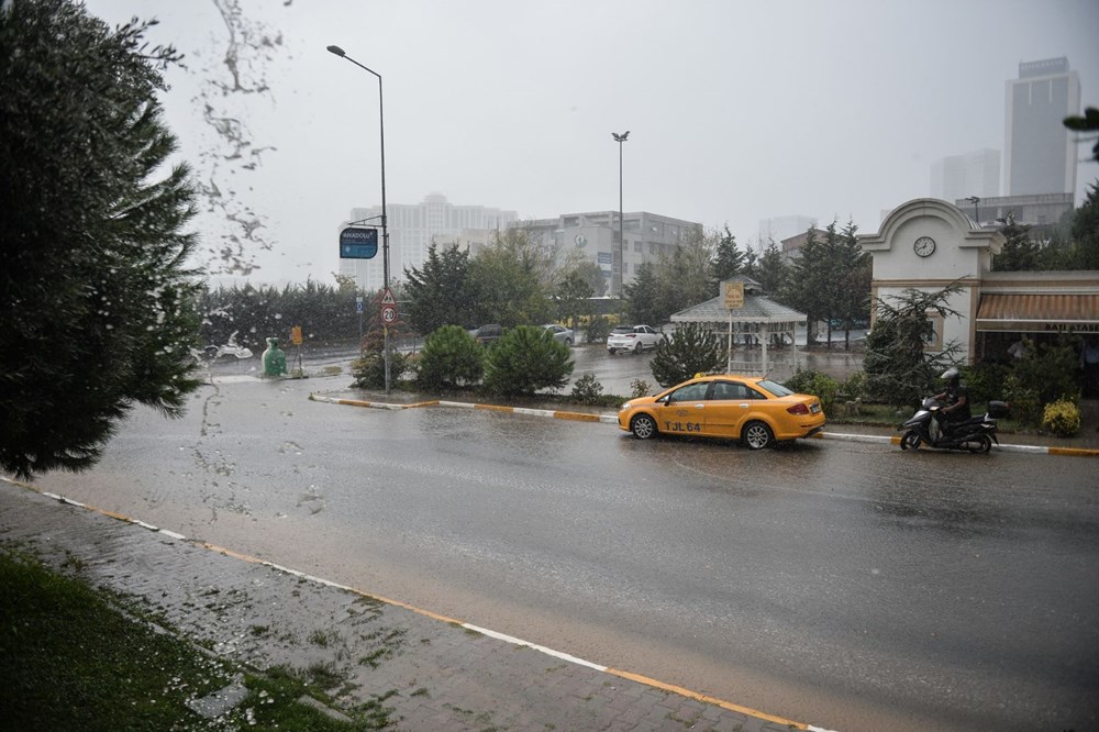 İstanbul'u sağanak ve dolu vurdu - 17