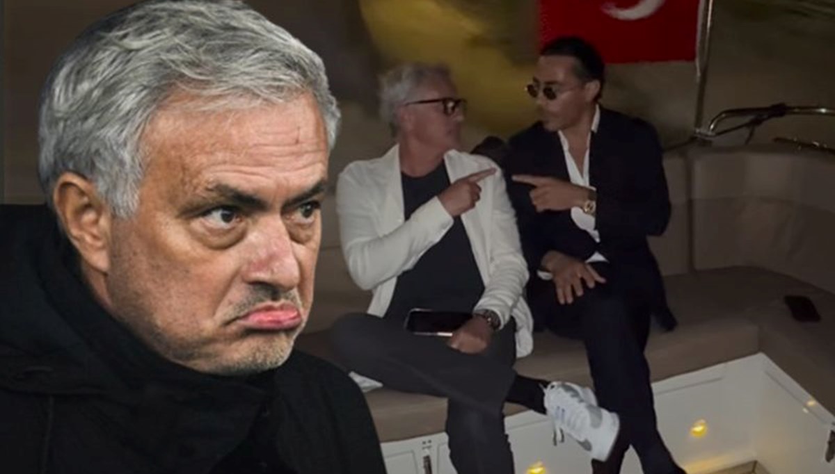 Jose Mourinho ile Nusret'ten boğaz turu Jose Mourinho ile Nusret'ten boğaz turu
