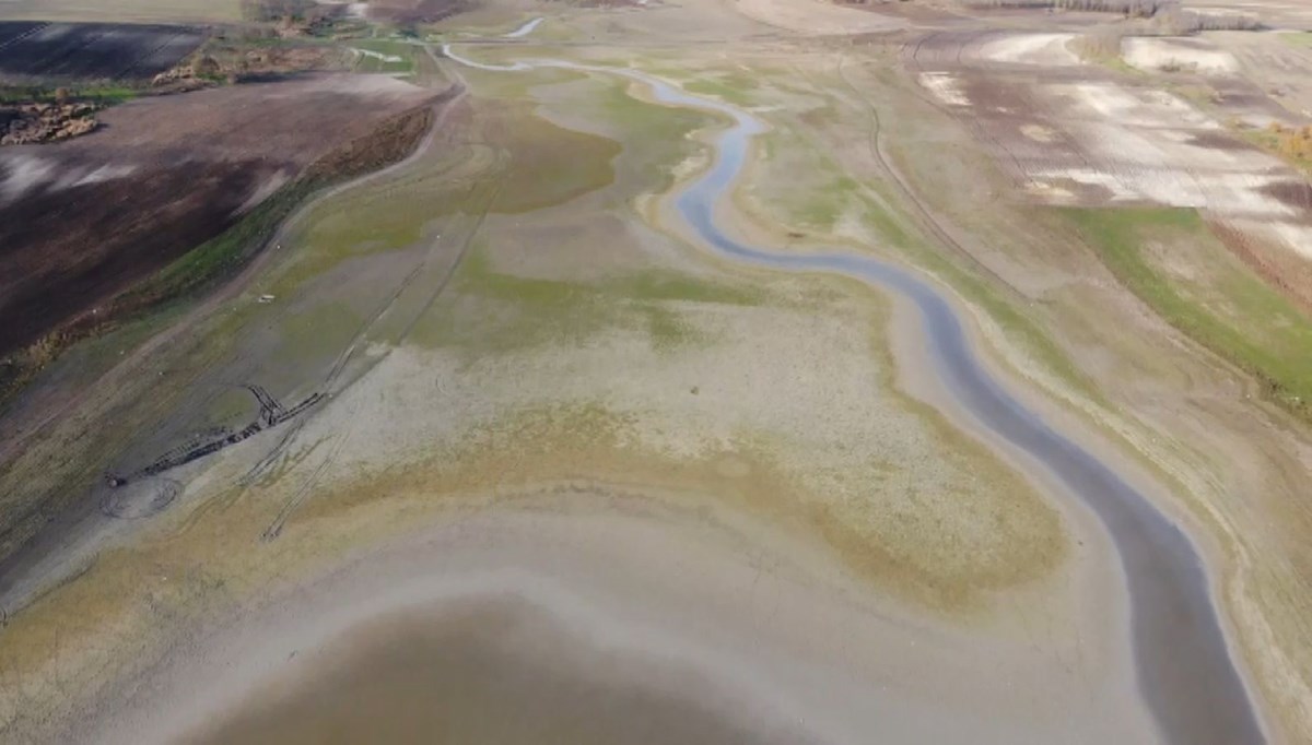 Sazlıdere Barajı dereye döndü: Su seviyesi yüzde 20 ‘ye düştü