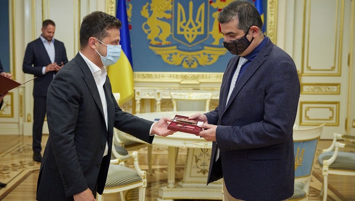 Ukrayna'dan Baykar Genel Müdürü Bayraktar'a devlet nişanı