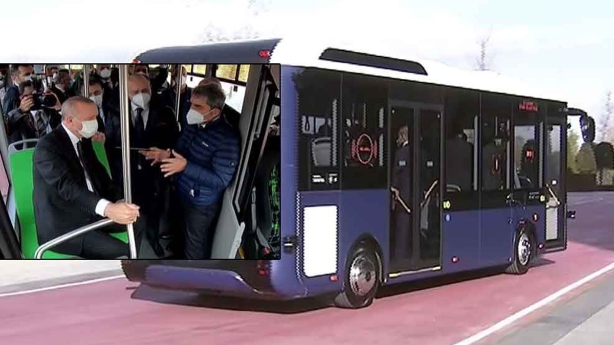 Cumhurbaskani Erdogan Surucusuz Otobusun Ilk Yolcusu Ntv