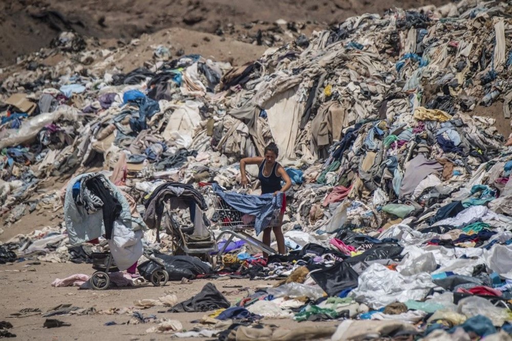Şili'de Atacama Çölü’ne atılan tekstil ürünleri çöp dağları oluşturdu - 18