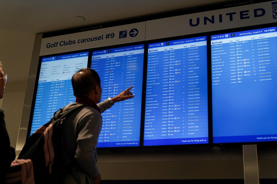 United Airlines'ta sistem arızası krizi: Binlerce uçuş etkilendi - 1