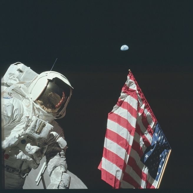 nasa astronotundan ay fotografi