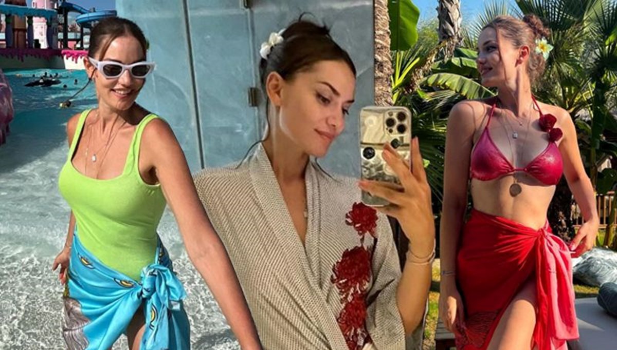 Fahriye Evcen'den yaza veda pozları