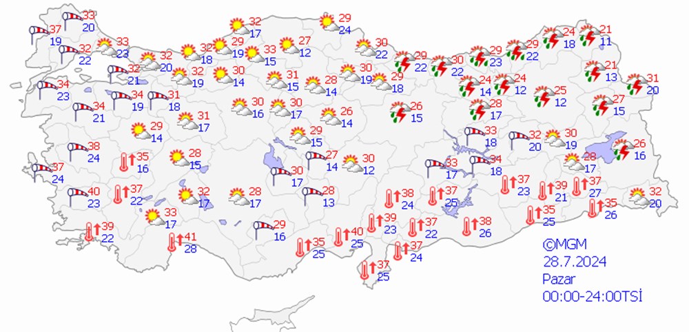 Meteoroloji'den 14 il için sarı ve turuncu kodlu uyarı: Sel ve su baskınlarına dikkat - 18