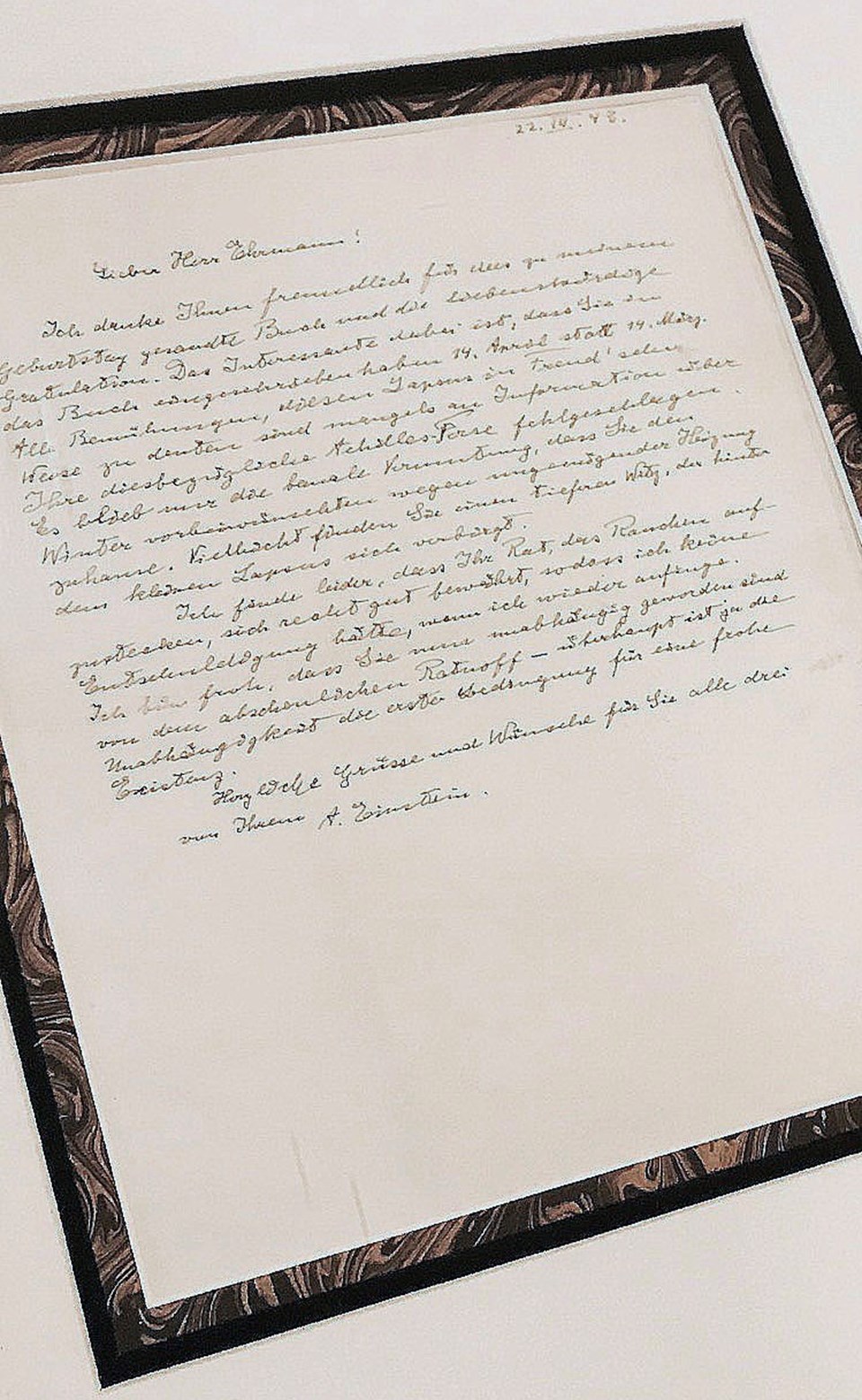 Albert Einstein’ın mektubu Koç Müzesi’nde - 1