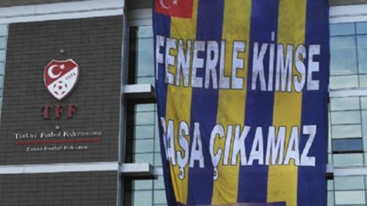 Tff Binasina Fenerbahce Bayragi Ntv