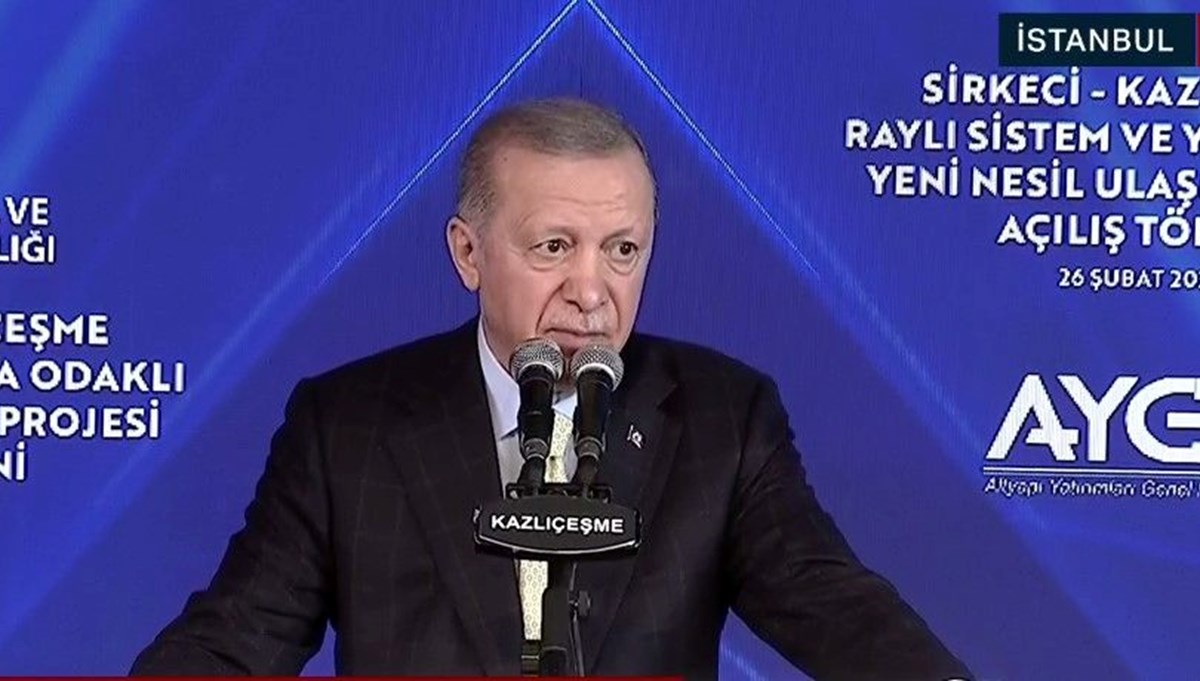 Sirkeci-Kazlıçeşme tren hattı açıldı | Cumhurbaşkanı Erdoğan: 15 gün ücretsiz olacak Sirkeci-Kazlıçeşme tren hattı açıldı | Cumhurbaşkanı Erdoğan: 15 gün ücretsiz olacak