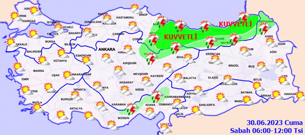 Meteorolojiden 14 il için sarı ve turuncu kodlu uyarı (Bayramın 3. günü hava durumu) - 5