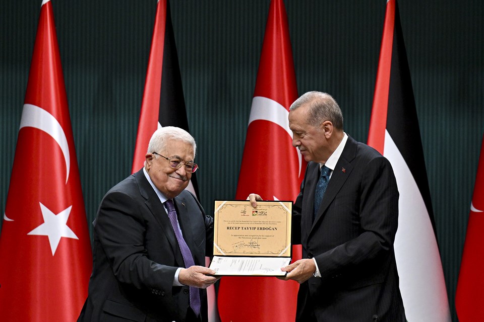 SON DAKİKA HABERİ: Filistin lideri Abbas Ankara'da - 3