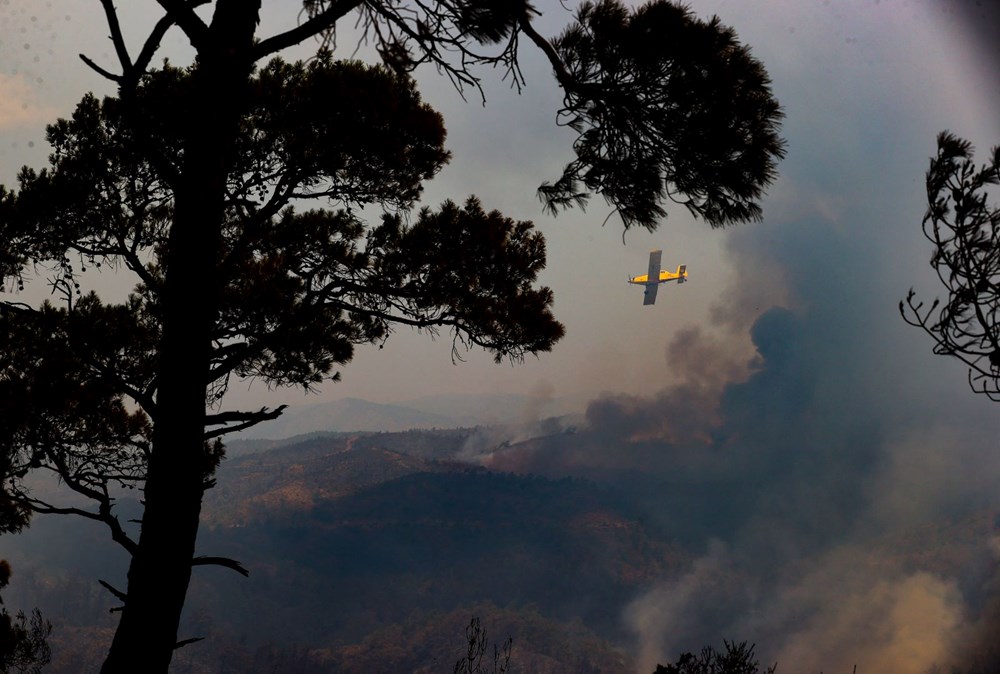 Marmaris'te orman yangını: Alevlerle mücadelede 2. gün - 5