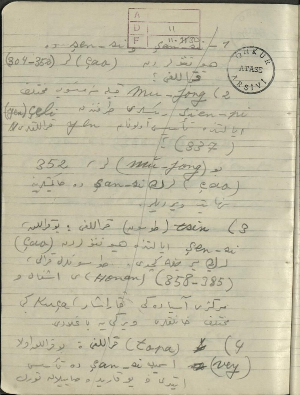 Atatürk'ün özel koleksiyondaki el yazısı notları ortaya çıktı - 17