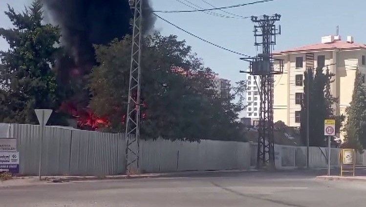 Malatya'da korkutan yangın
