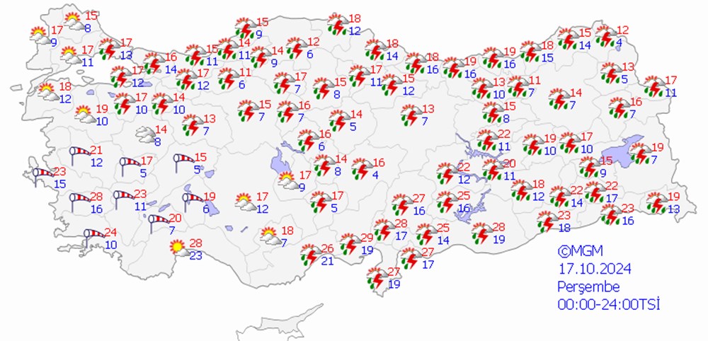 Rusya'dan soğuk hava geliyor: Bugün yağmur, yarın kar! (Bugün hava nasıl olacak?) - 9