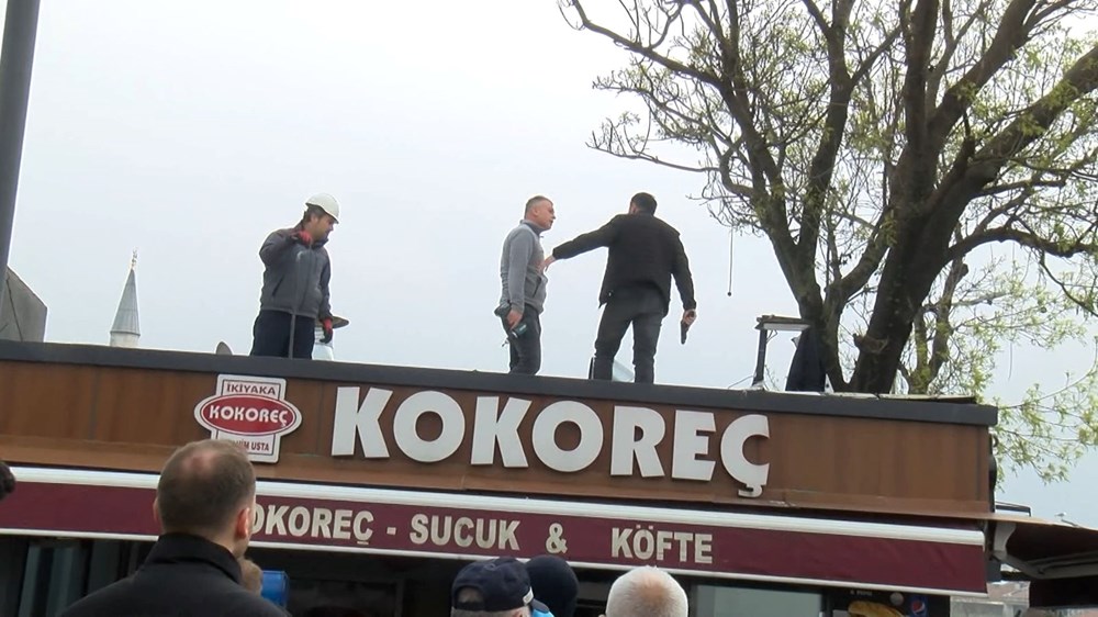Üsküdar'da yıkımı silahıyla engelledi - 6