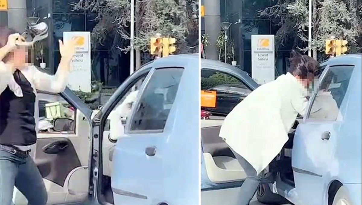 İstanbul'da trafikte kadın maganda dehşeti kamerada İstanbul'da trafikte kadın maganda dehşeti kamerada