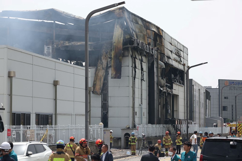 Güney Kore'de pil fabrikasında yangın: 22 kişi hayatını kaybetti, bir kişi kayıp - 3