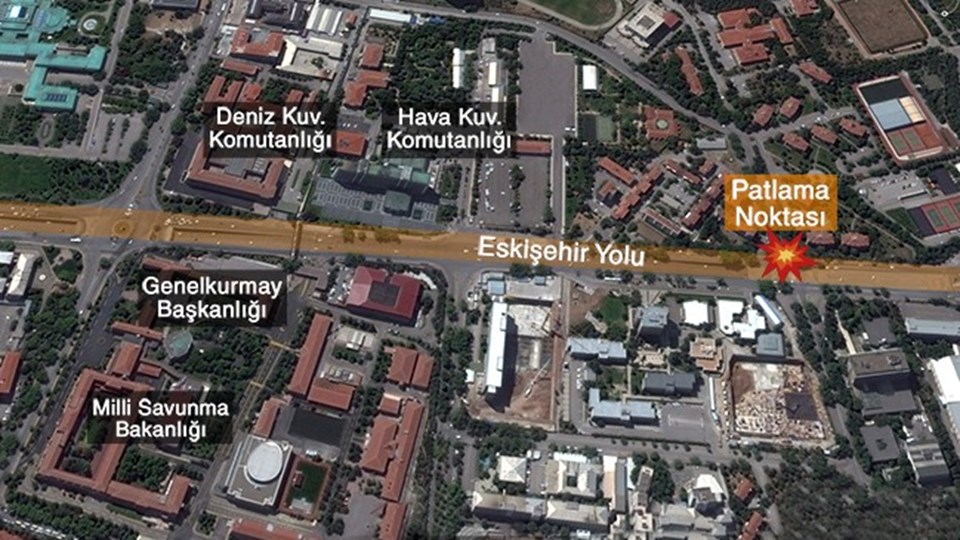 Ankara'da bombalı saldırı: 28 kişi hayatını kaybetti - 1