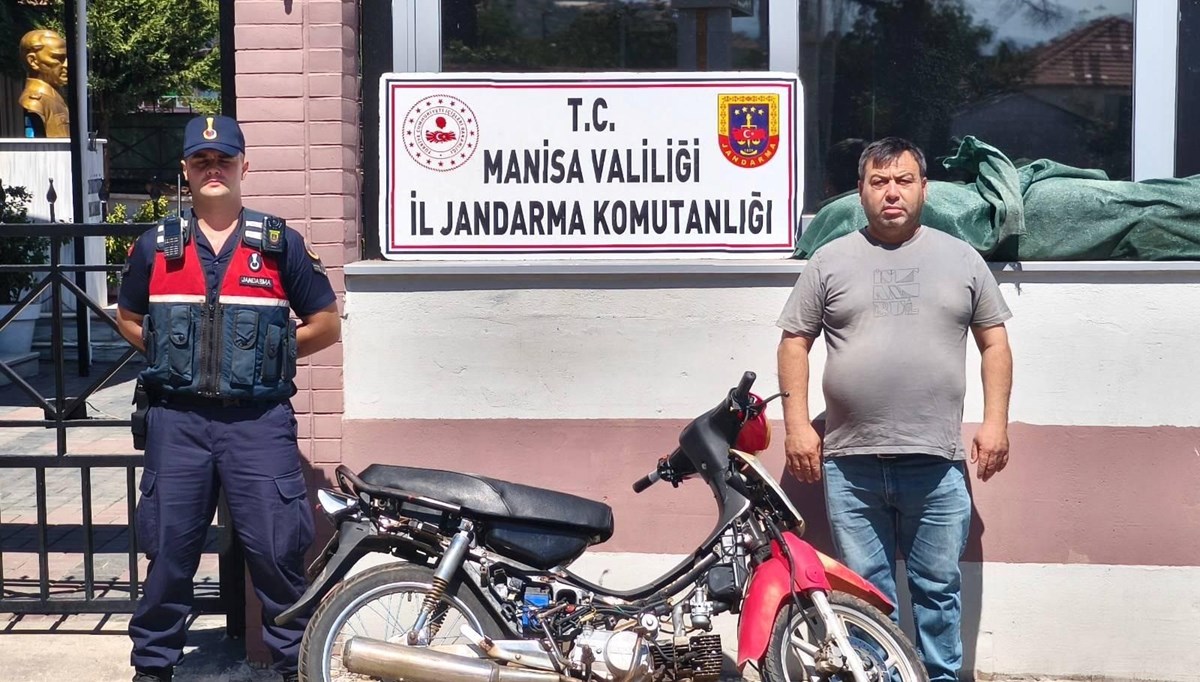Manisalı vatandaş, motosikletine 5 buçuk yıl sonra kavuştu