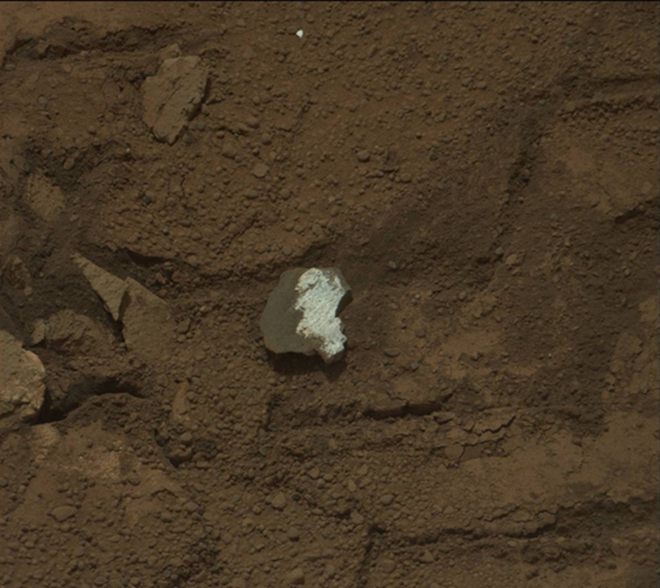 Sarıbıçak Körfezi'nde 'Tintina' adı verilen kırık bir taş parçası. 
