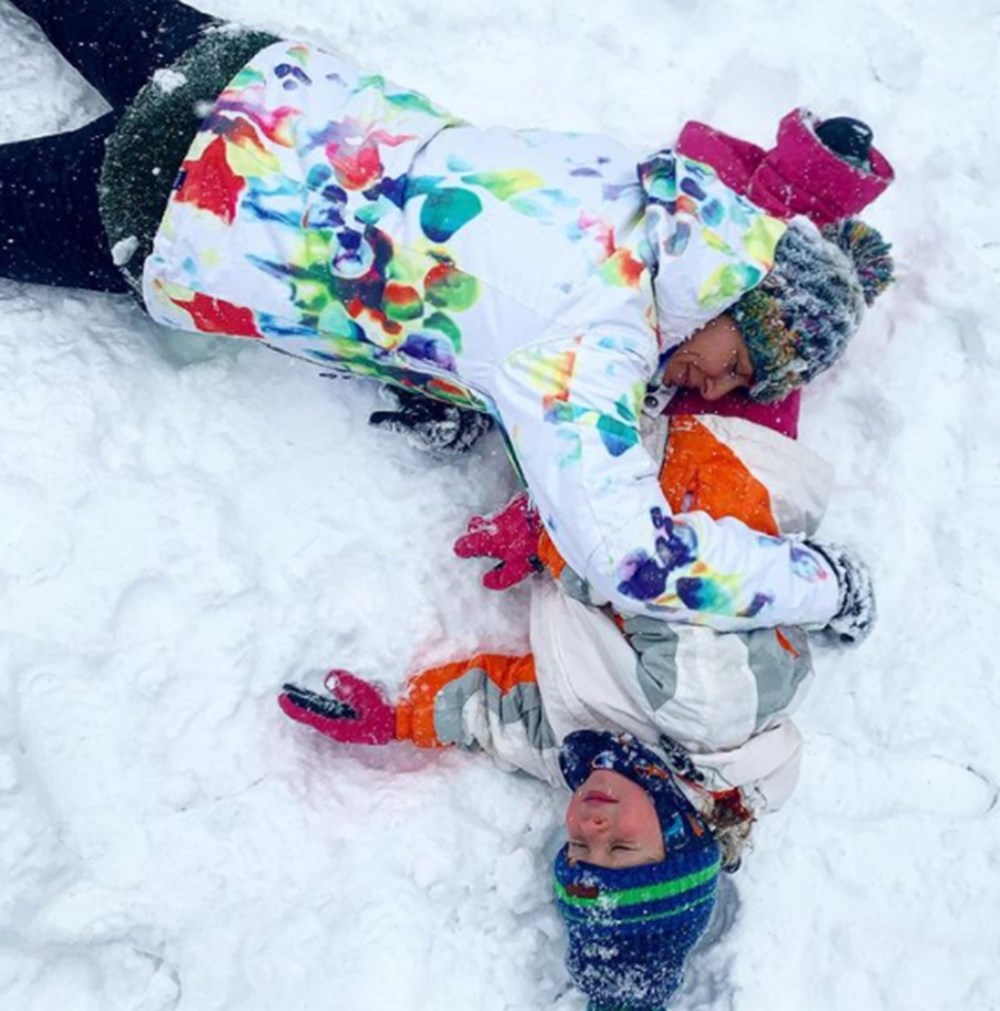 Ünlülerin kar sevinci - 2