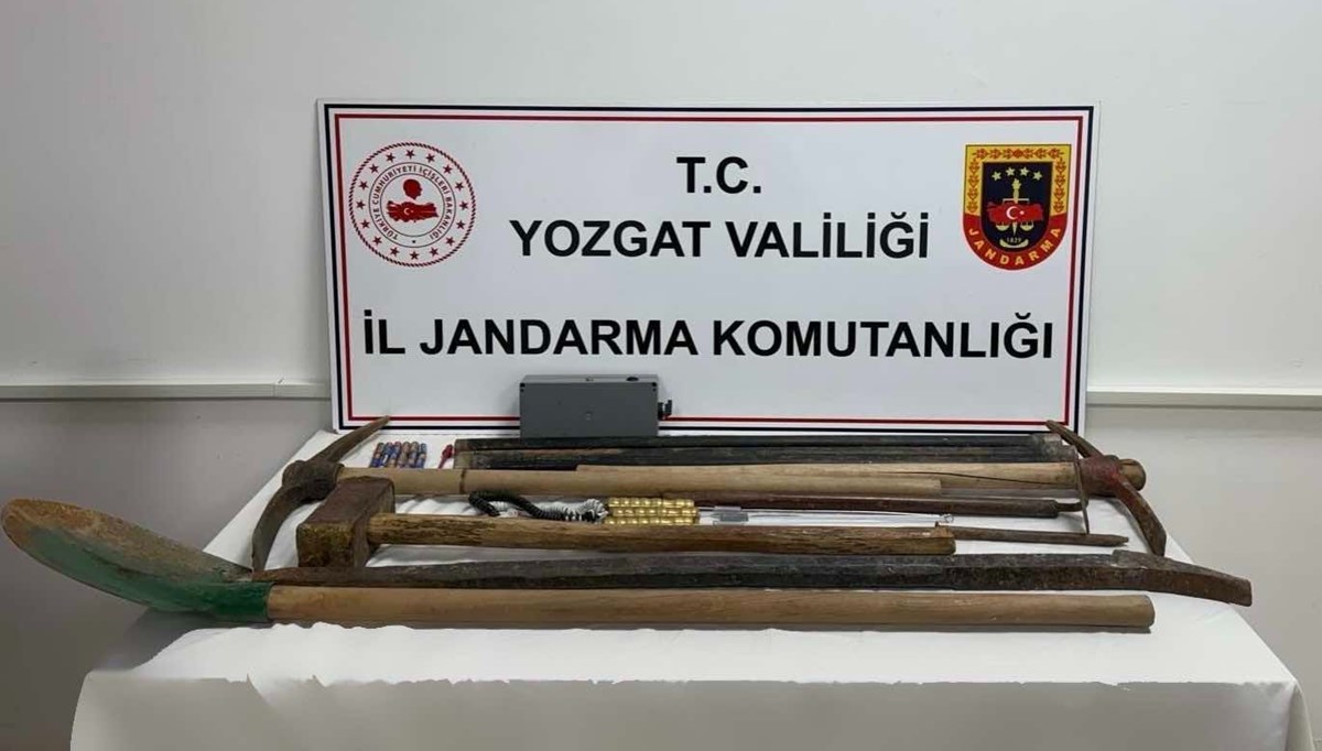 Yozgat'ta izinsiz kazı