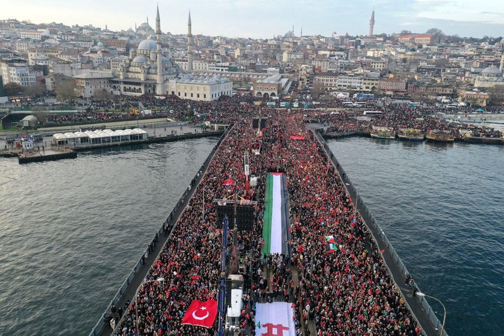 İstanbul'da şehitler ve Gazze için yürüyüş - 7