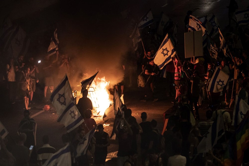 İsrail'de hükümetin yargı düzenlemesine karşı protestolar sürüyor - 12