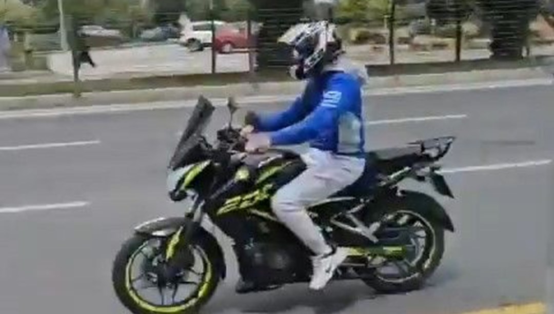 Ters yönden giden motosiklet sürücüsü ile drift atan sürücüye ceza