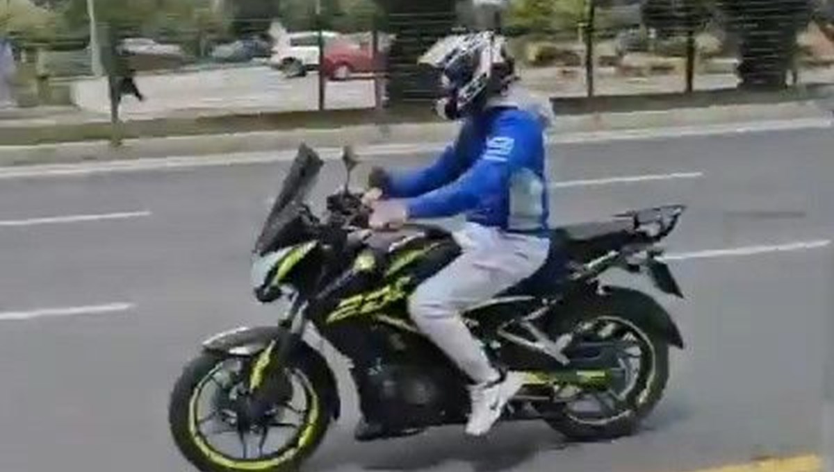 Ters yönden giden motosiklet sürücüsü ile drift atan sürücüye ceza Ters yönden giden motosiklet sürücüsü ile drift atan sürücüye ceza