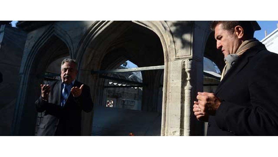 Sarıgül'den ilk ziyaret Mimar Sinan'a