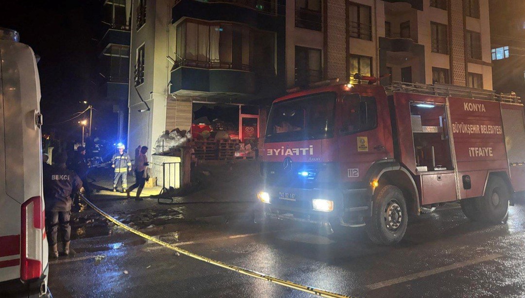 Marketteki yangında bir can kaybı