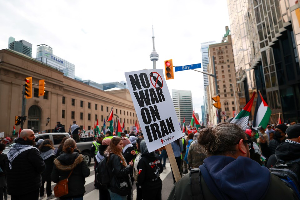 Kanada'da Filistin'e destek gösterisi - 1