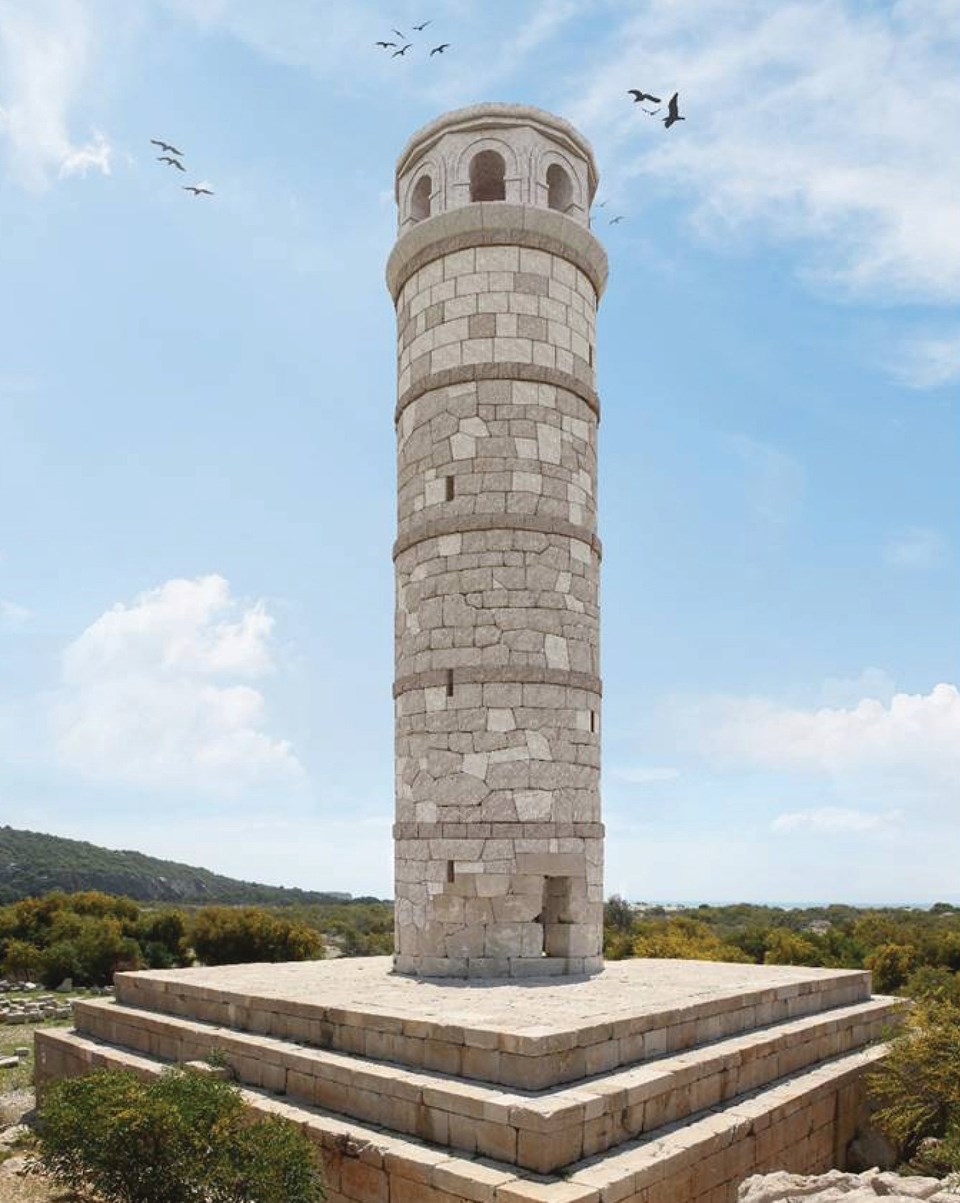Tarihi Patara Neron Deniz Feneri 1968 yıl sonra ışık verecek - 1