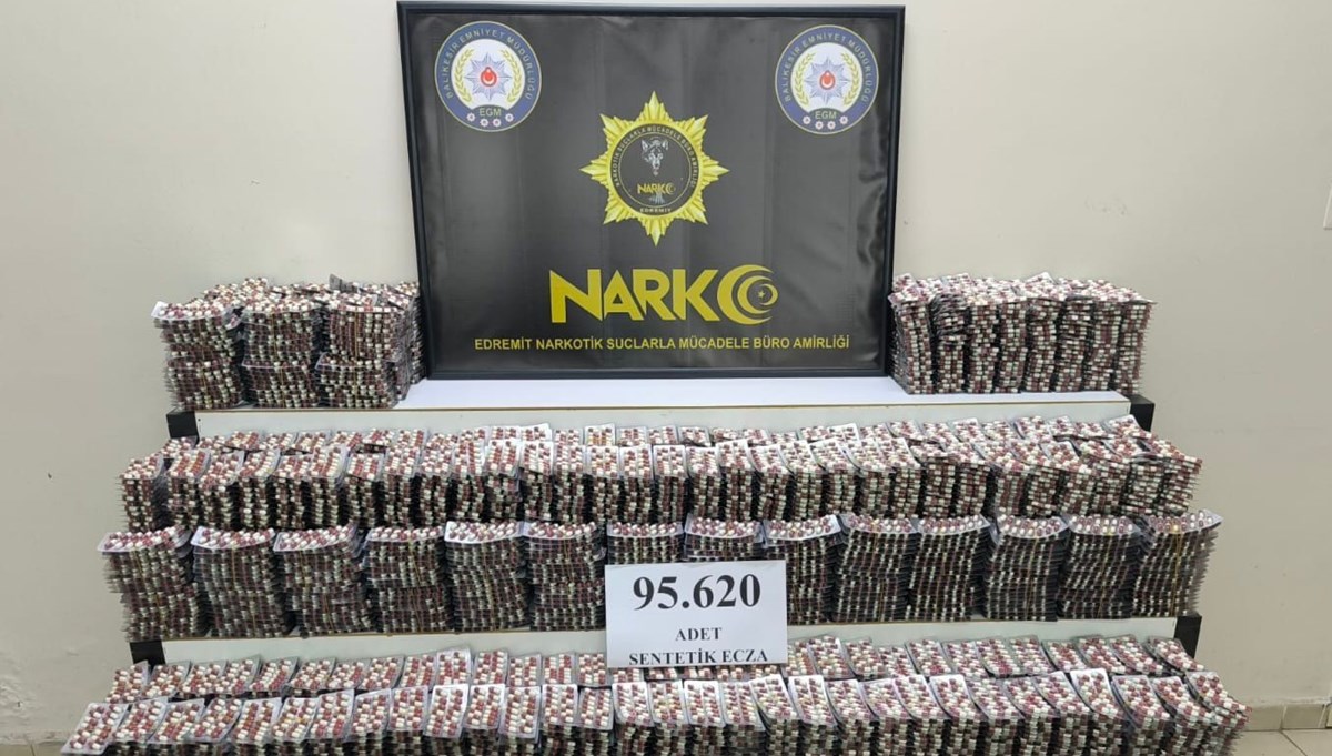 Balıkesir'de uyuşturucu operasyonu