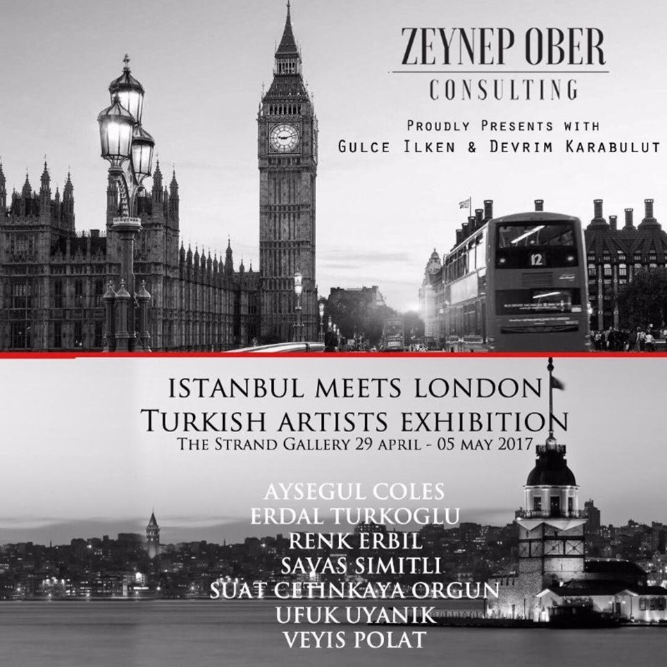 Türk sanatçılardan "İstanbul Londra ile Buluşuyor" sergisi - 1