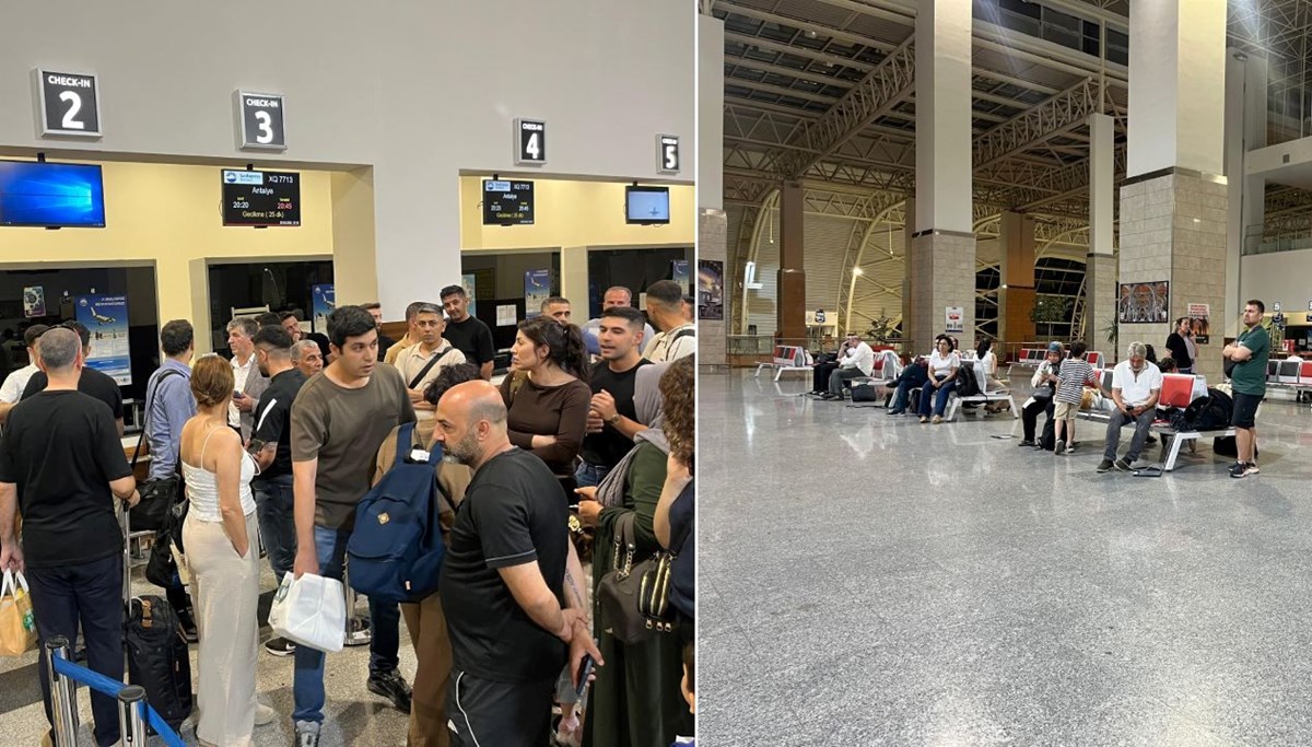 Diyarbakır Havalimanı pistinde çatlak Diyarbakır Havalimanı pistinde çatlak