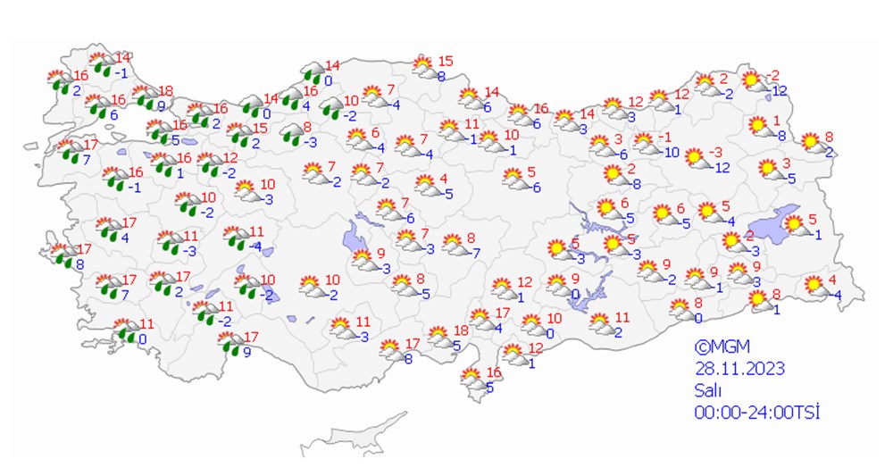 Hafta sonuna dikkat!: Fırtına ve kar geri dönüyor (Hafta sonu hava nasıl olacak?) - 19