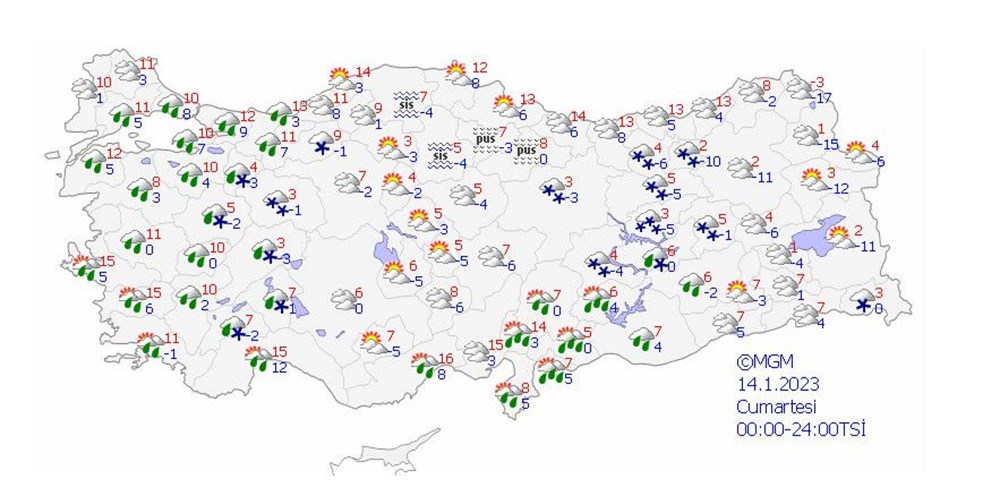 3 il için turuncu kodlu yağış uyarısı (Bugün hava durumu nasıl olacak) - 8