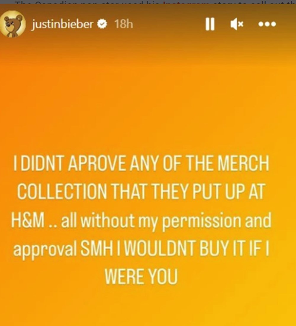 Justin Bieber'dan ünlü giyim markasına suçlama: Hepsi çöp! - 2
