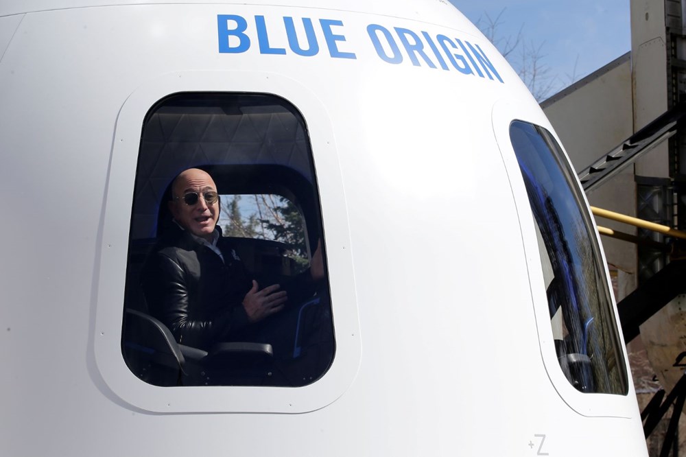 Dünyanın en zengin insanı Jeff Bezos'un uzay yolculuğu başladı - 7