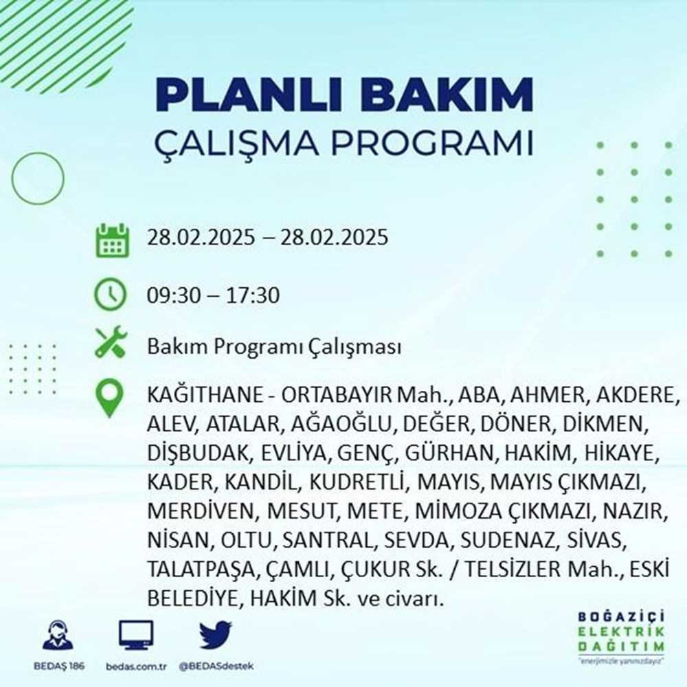 İstanbul'da Elektrikler Ne Zaman Gelecek? 21 İlçede BEDAŞ Kesinti Alarmı (28 Şubat) 118 kSiLr8HkXUeQz166mhsPNQ